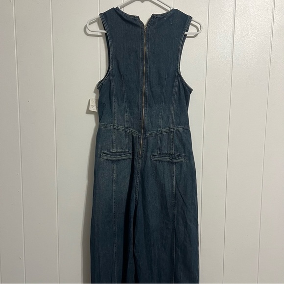 NWT We The Free Match Point Denim Jumpsuit Size Small - Picture 5 of 6